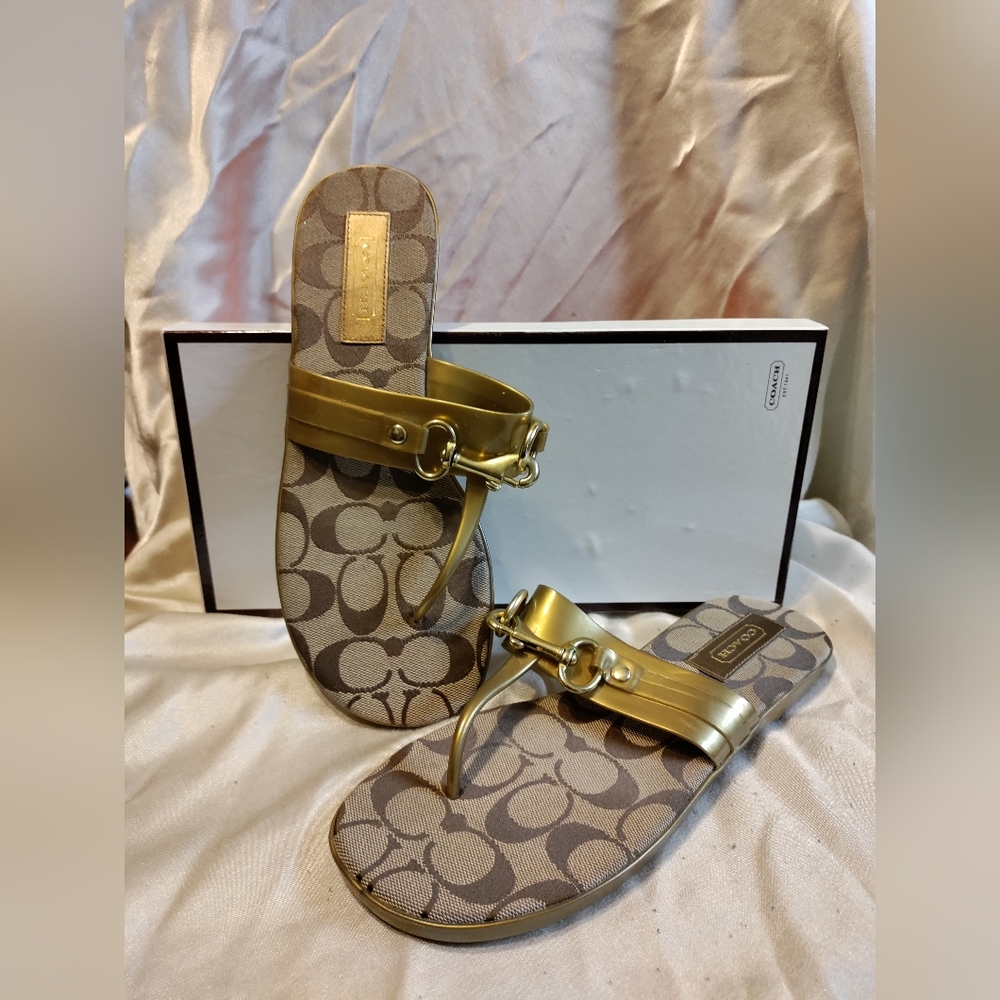 Coach Rikki jelly sandals